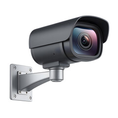 CC Camera cctv isolated on white and transparent background