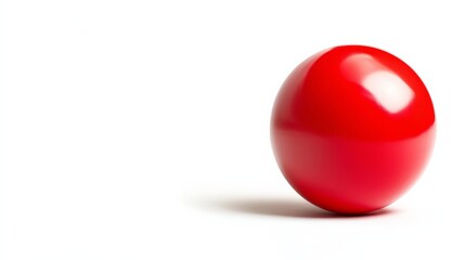 A bright red ball rolls on a fun surface perfect for kids to toss around