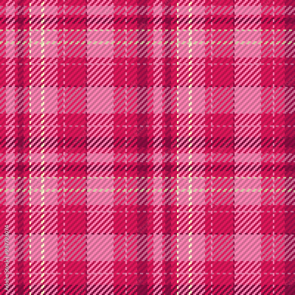 Poster seamless pattern of scottish tartan plaid. repeatable background with check fabric texture. vector b