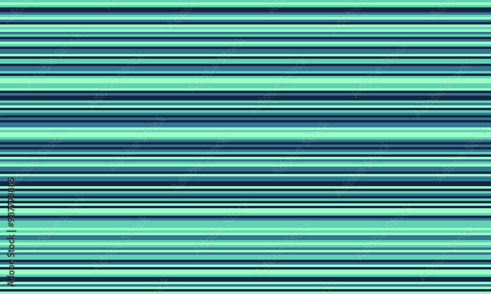 Poster geometric stripes seamless vector pattern with horizontal lines in varied colours, creating an abstr