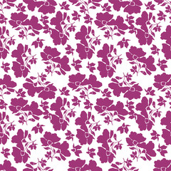 pattern, flower, seamless, vector, floral, leaf, nature, wallpaper, illustration, design, decoration, plant, spring, art, ornament, summer, butterfly, leaves, silhouette, flowers, vintage, texture, 