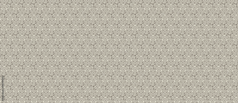 Aufkleber seamless geometric pattern design. abstract tech background. simple vector ornament for web backdrop