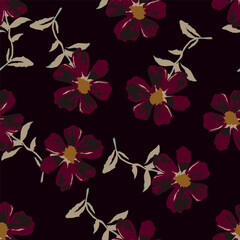 pattern, flower, seamless, vector, floral, leaf, nature, wallpaper, illustration, design, decoration, plant, spring, art, ornament, summer, butterfly, leaves, silhouette, flowers, vintage, texture, 