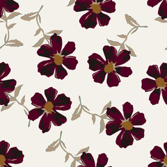 pattern, flower, seamless, vector, floral, leaf, nature, wallpaper, illustration, design, decoration, plant, spring, art, ornament, summer, butterfly, leaves, silhouette, flowers, vintage, texture, 