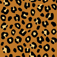 Seamless pattern with kids in panamas on blue background. 