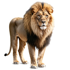 Obraz premium lion isolated on a transparent background