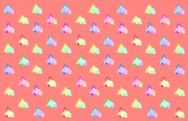 seamless background with shells, background, seamless pattern with shells, orange background, shellfish and seaweed, shellfish, shell, orange background with shellfish, scallop, pattern, colorful