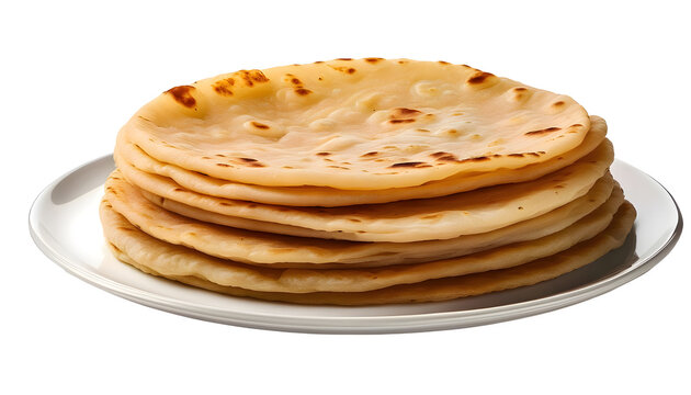 Roti png indian roti png handmade roti png parata png roti parata png indian flat bread png pile of roti png roti with pile png roti with stack png roti plate with vegetable png, roti transparent bg.