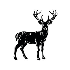deer silhouette vector