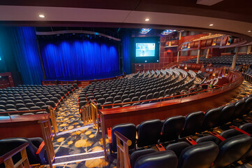 Naklejka premium Teatro Crucero Royal Caribean