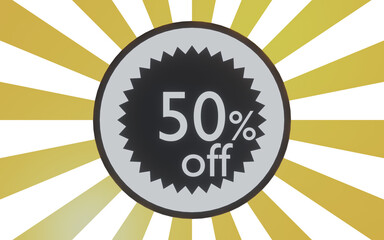 50 percent of promotion