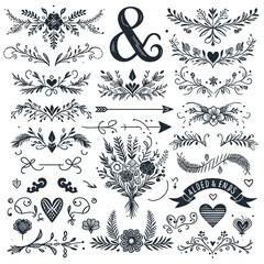 Obraz premium set of elements