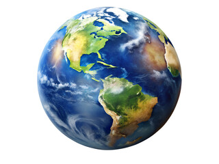 Fototapeta premium earth globe illustration on transparent background