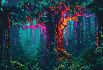 Obraz premium digital jungles