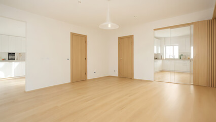 An expansive area combining living, dining, and kitchen spaces, promoting fluid movement and interaction.

