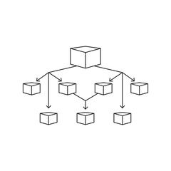 data flow icon design