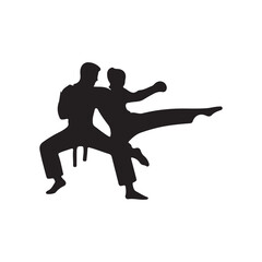 Creative Set Of Illustration Boxing Logo Design