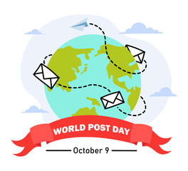 Celebrating World Post Day on October 9 with mail delivery across the globe