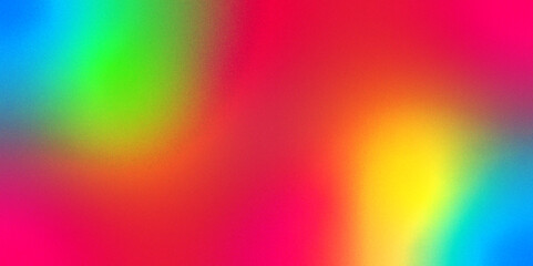 Abstract colorful bright spots gradient background .Vector backdrop for your design .Holographic background rainbow colors gradient shades .multicolor,Rough, grain, noise,grungy.Template. 