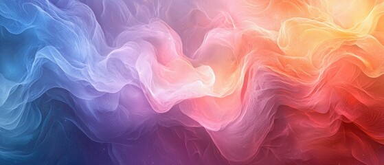 Obraz premium Abstract colorful waves of light and texture