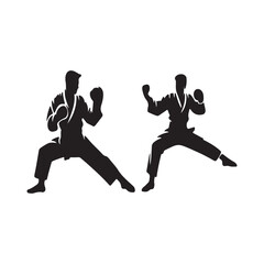 Obraz premium Creative Set Of Illustration Boxing Logo Design