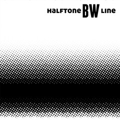 Abstract halftone black line on white background. Simple vector graphic pattern