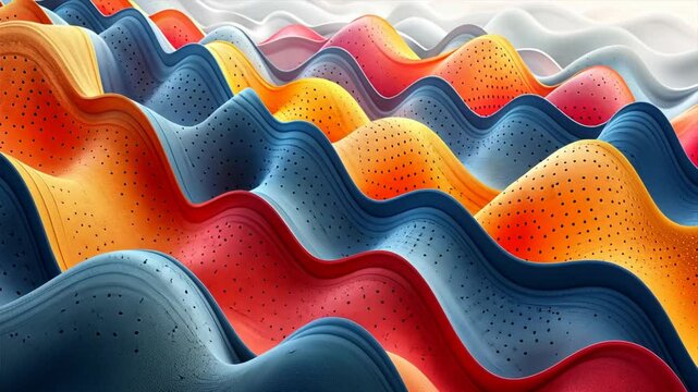 abstract background in colors and patterns for Backcare Awareness Week