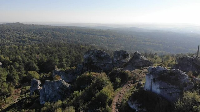 Mount Zbor&oacute;w in Kroczyce, Poland