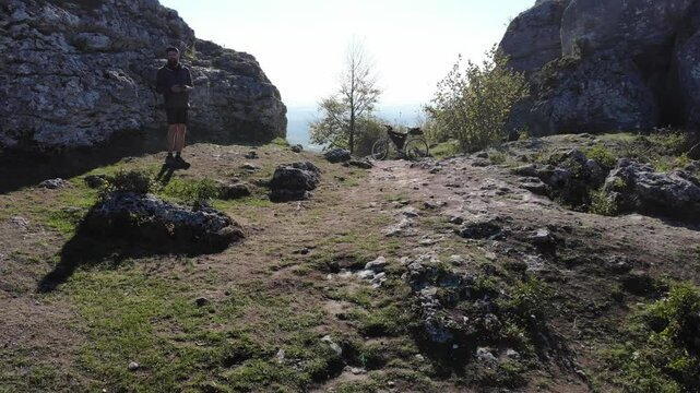Mount Zbor&oacute;w in Kroczyce, Poland