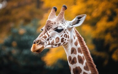 Fototapeta premium Animal giraffe