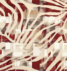 Abstract brush stroke zebra pattern © designer 78