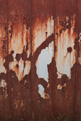 Rusty industrial surface