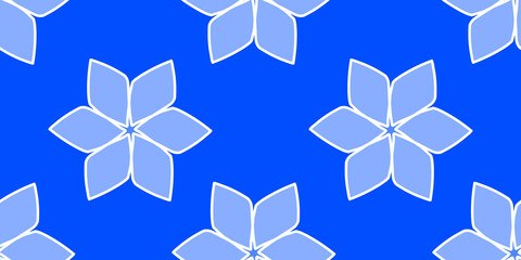 simple seamless pattern of colorful flowers, cute and simple flower pattern perfect for your projects