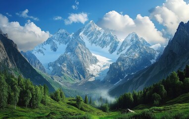 Mountains landscape