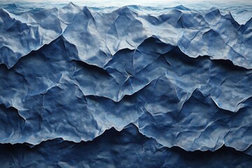 Fototapeta premium Minimalistic vintage dark blue paper texture background for creative design projects