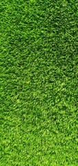 Fototapeta premium Texture of green lawn. Green grass texture background. Artificial lawn grass. Design, material, interior design. Materials for garden.