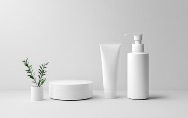 Product mockup isolated stock photo on white background 