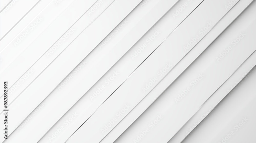 Poster a white background with white lines. the lines are thin and spaced apart. the background is very sim