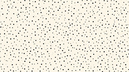 A white background with black dots. The dots are scattered all over the background. The background is very simple and clean