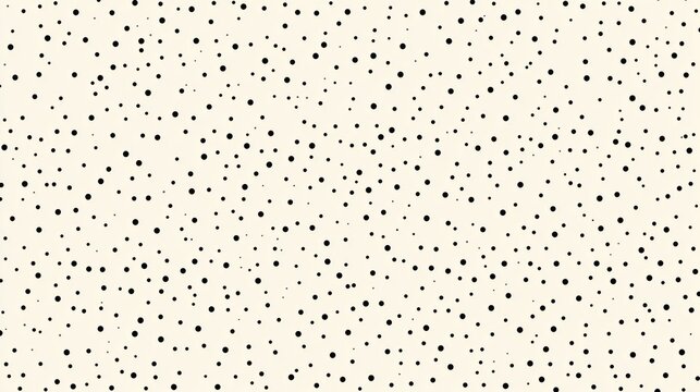 A white background with black dots. The dots are scattered all over the background. The background is very simple and clean