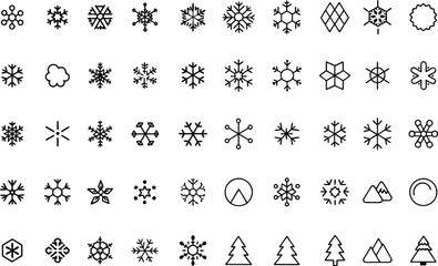 set of elements for design