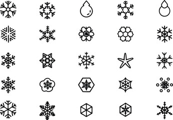 set of icons