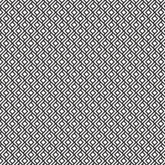 Seamless geometric pattern. Black and white texture. Vector art.