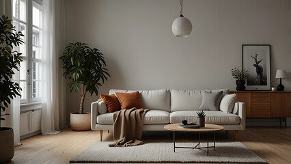 Cozy Bohemian Living Room Interior