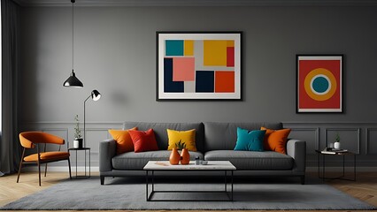 Cozy Bohemian Living Room Interior