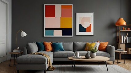 Cozy Bohemian Living Room Interior