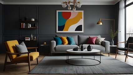 Cozy Bohemian Living Room Interior