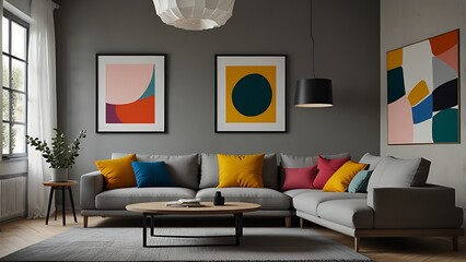 Cozy Bohemian Living Room Interior