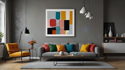 Cozy Bohemian Living Room Interior