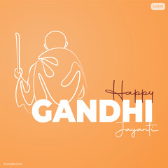 Mahatma gandhi jayanti. national holiday in India. sketch, drawing, poster, banner template. 2 october gandhi jayanti